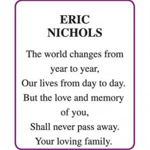 ERIC NICHOLS