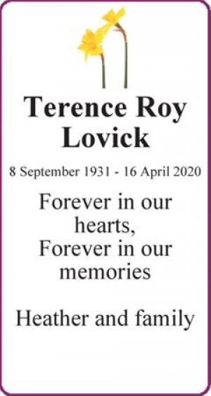 Terence Roy Lovick